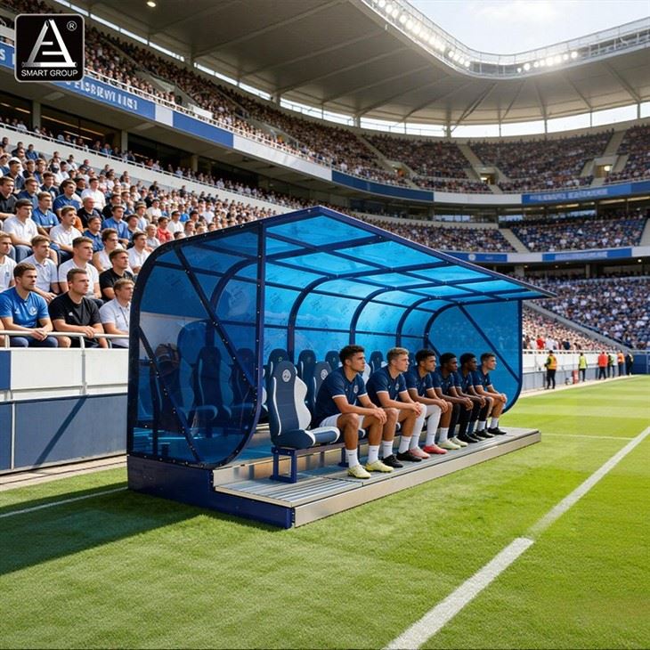 Aluminum Movable Bench Shelter Seats