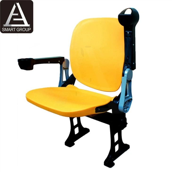 Folding Plastic Stadium Seats With Cuphold